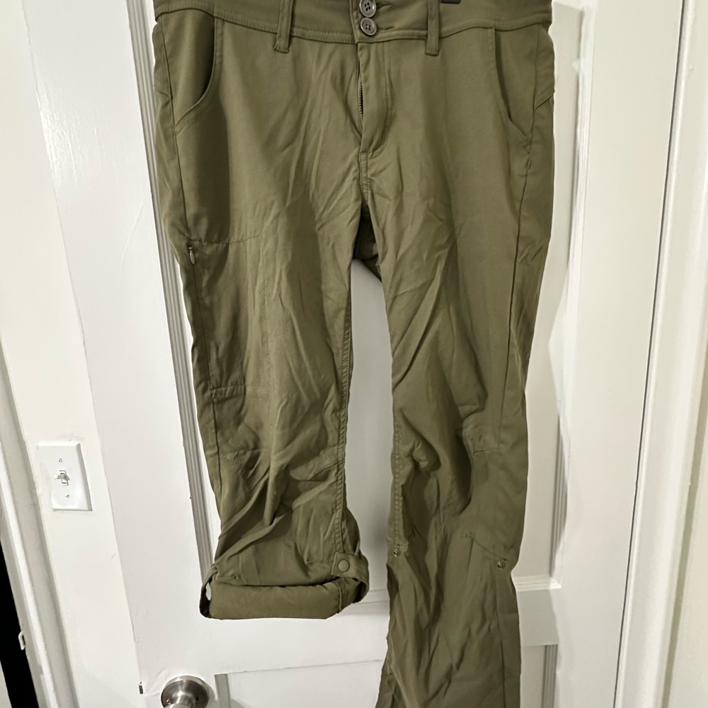 prAna Halle Pant Women’s Green Hiking Outdoor Pants Size 8 Regular - Picture 4 of 4